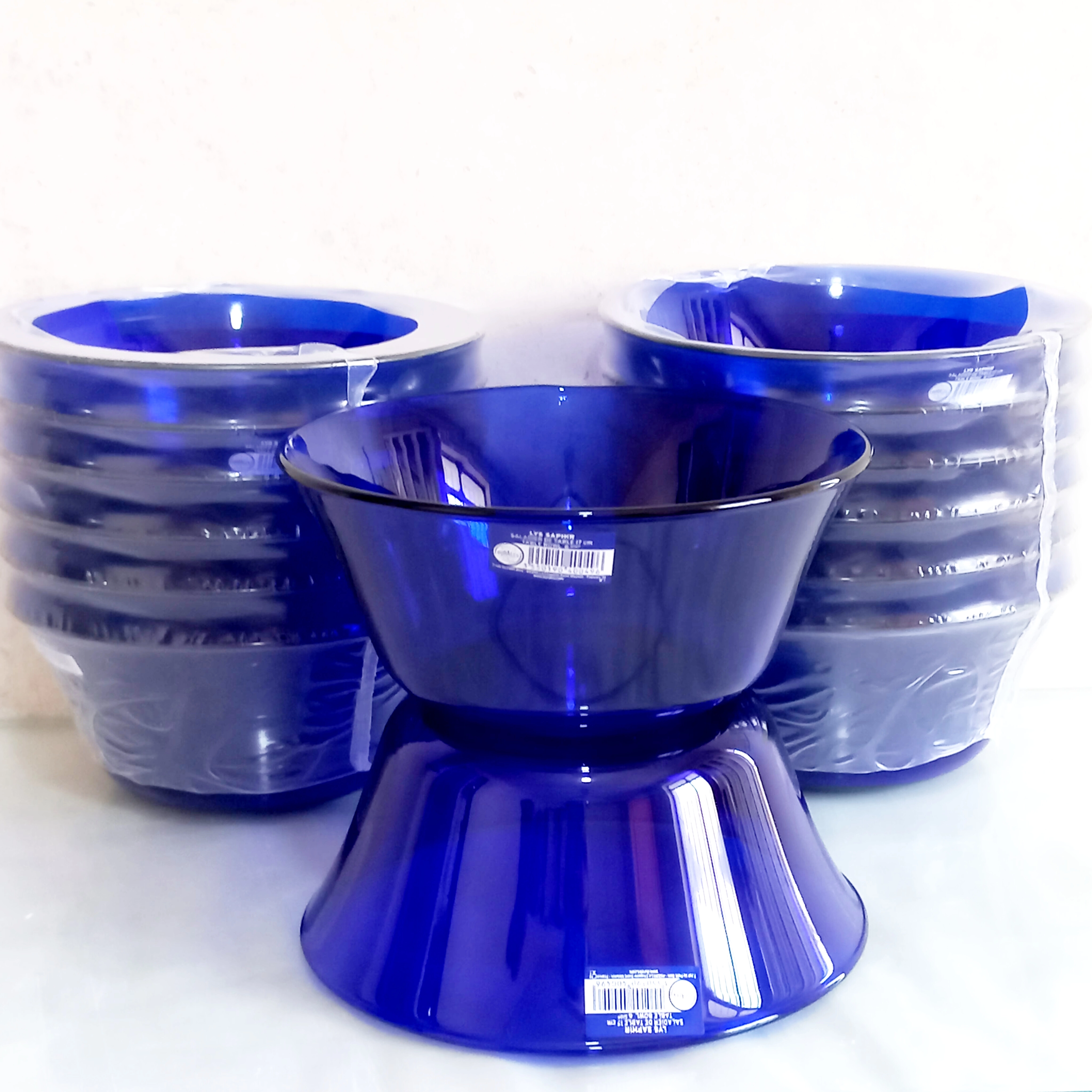 کاسه آبگوشت خوری دورالکس فرانسه رنگ آبی کاربنی قطر ۱۷سانت(یک عدد)